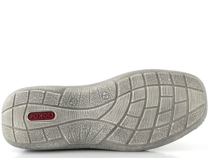 Rieker širšie pánske nazúvacie poltopánky denim 03089-14