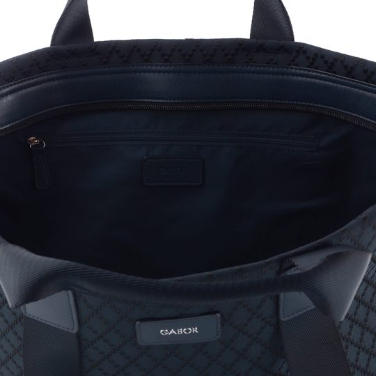Gabor shopper kabelka se vzorem temně modrá 012899
