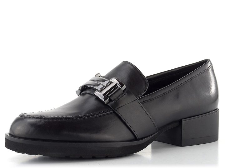 Högl polobotky na podpatku černé 0-102610-0100