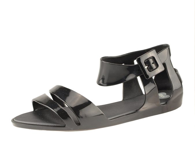 Mel sandály Macadamia black