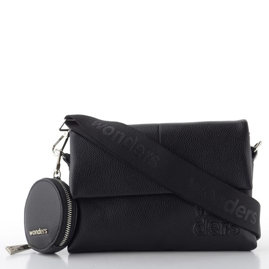 Wonders malá crossbody kabelka s etují negro WB-54020-C