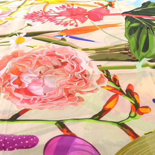 Fraas velký bavlněný šátek s květinovým motivem 609063-023