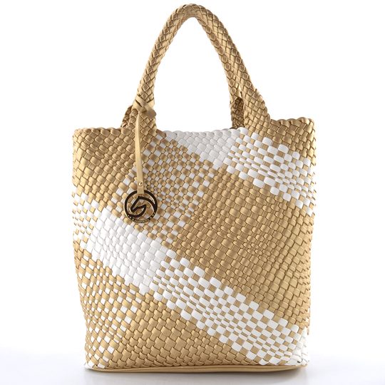 Remonte shopper kabelka gold/weiss Q0761-81