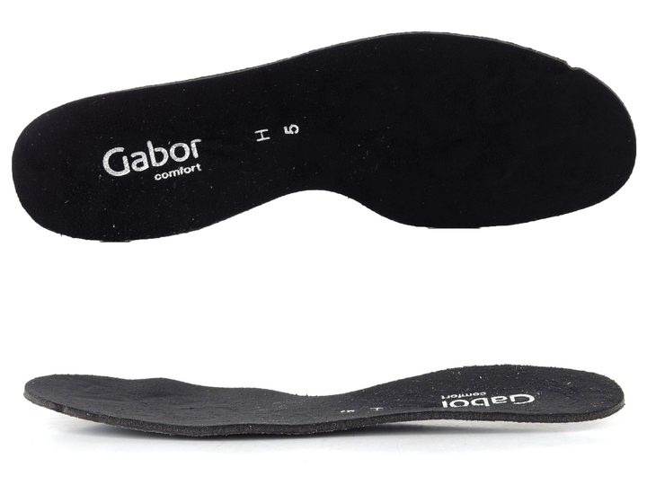 Gabor širší šněrovací kotník černý 72.715.57