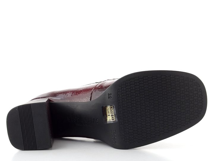 Hispanitas lodičky s páskem a širokým podpatkem Tokio wine HI254305