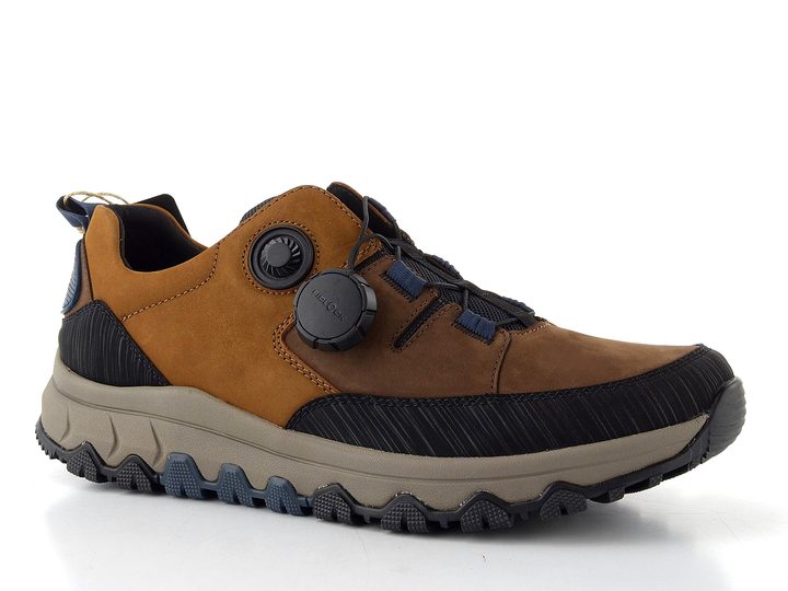 Gabor Rollingsoft pánské kožené polobotky espresso/timber/black 8005.15.02