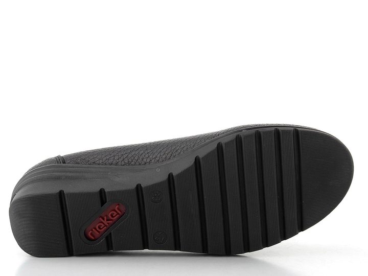 Rieker lodičky na kline čierne L5360-00