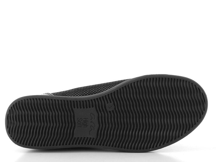 Ara kotníkové tenisky se zipem Rom Schwarz 12-24499-31