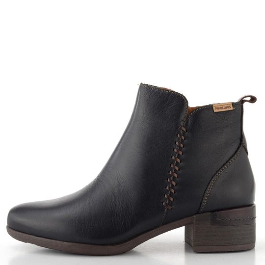 Pikolinos kotník se zipem Malaga black W6W-8950