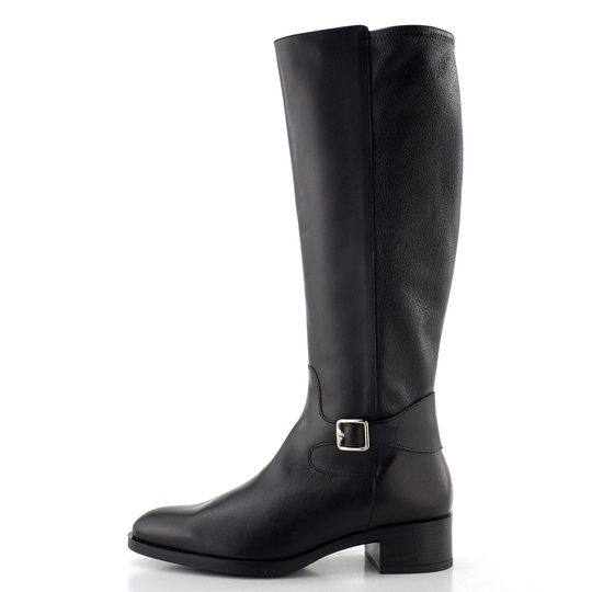 Wonders hladké kozačky negro D-1802