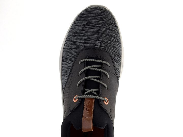 Rieker úpletové pánske tenisky čierno-šedé 13150-00