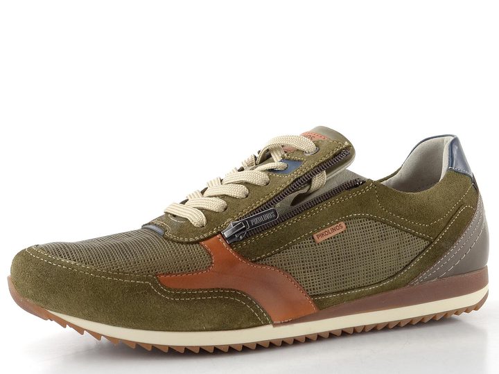 Pikolinos pánské šněrovací polobotky Liverpool kaki M2A-6292SEC1