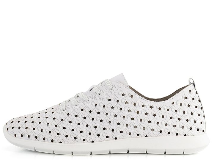 Remonte biele prerezávané poltopánky R7101-80