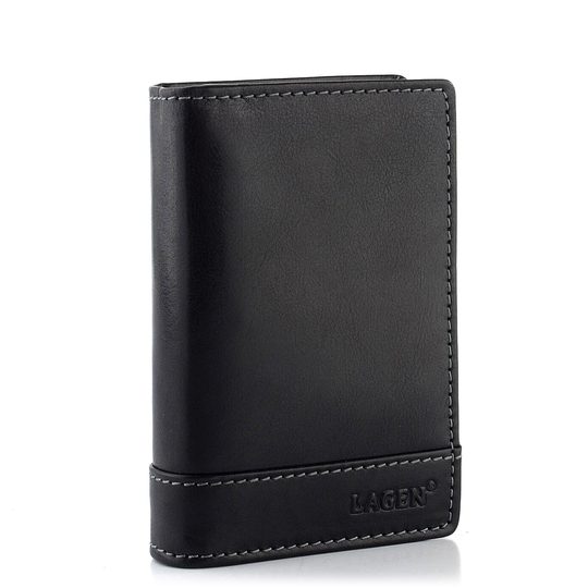 Kožené pouzdro na doklady černé V-60/T