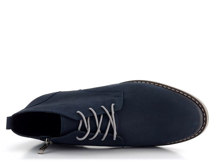 Barton pánský nubukový nižší kotník modrý MBZ5