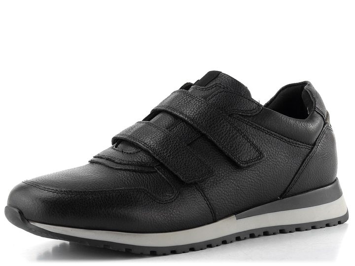 Ara pánske tenisky na suchý zips Gino Schwarz/Steel 11-26912-11