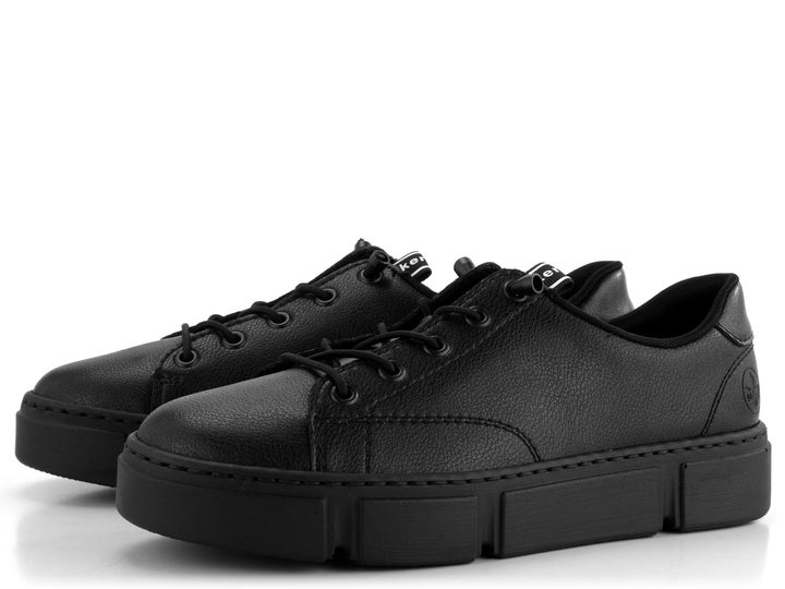 Rieker černé prozouvací polobotky N5903-00