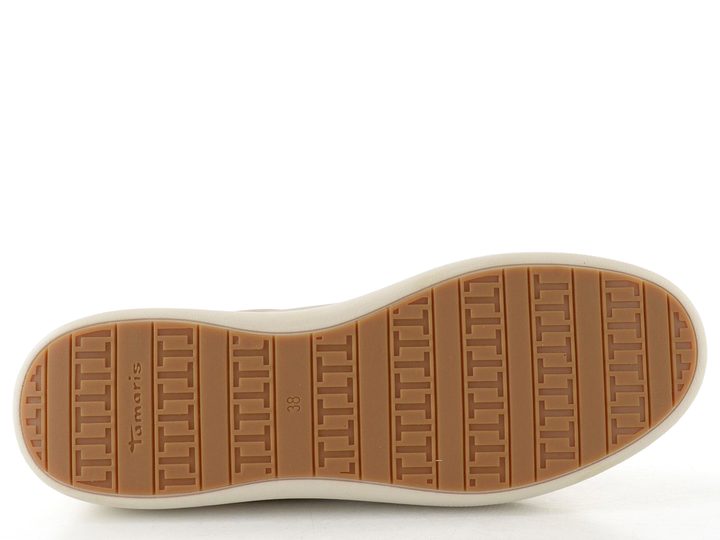 Tamaris tenisky na platformě ivory leather 1-23736-42