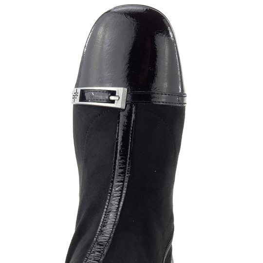 Hispanitas strečový kotník na podpatku Varsovia black HI265016