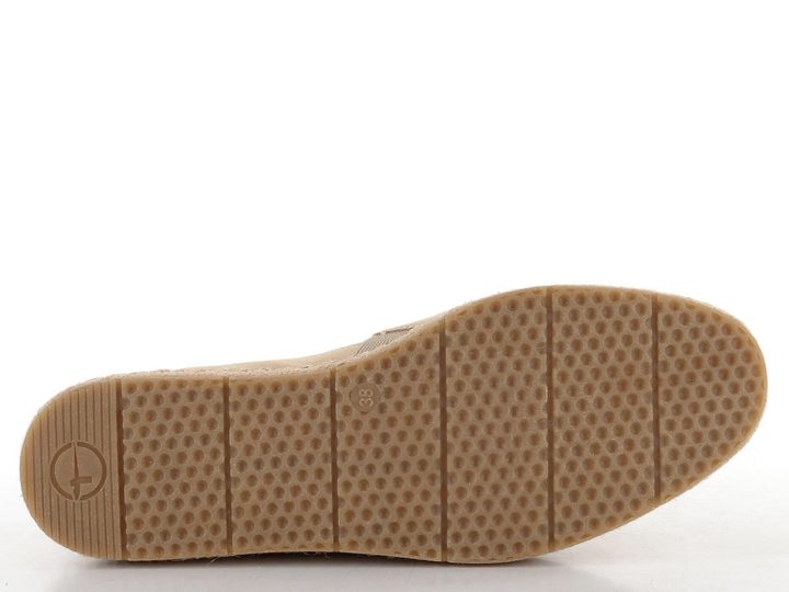 Tamaris espadrilky s gumičkami Champagne 1-24620-44