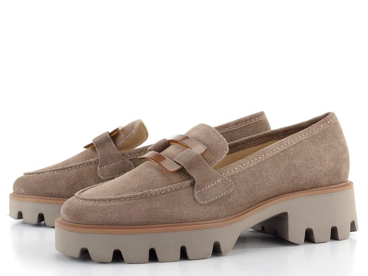 Ara užšie semišové mokasíny Oxford Sesam 12-21703-05