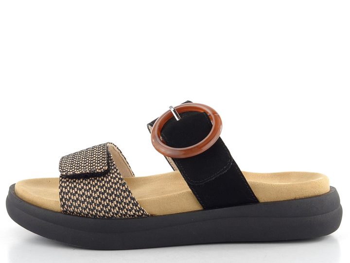 Remonte šľapky so sponou čierne D2N51-03