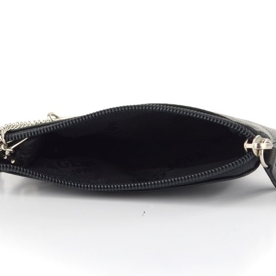 Klíčenka kožená černá LM-187