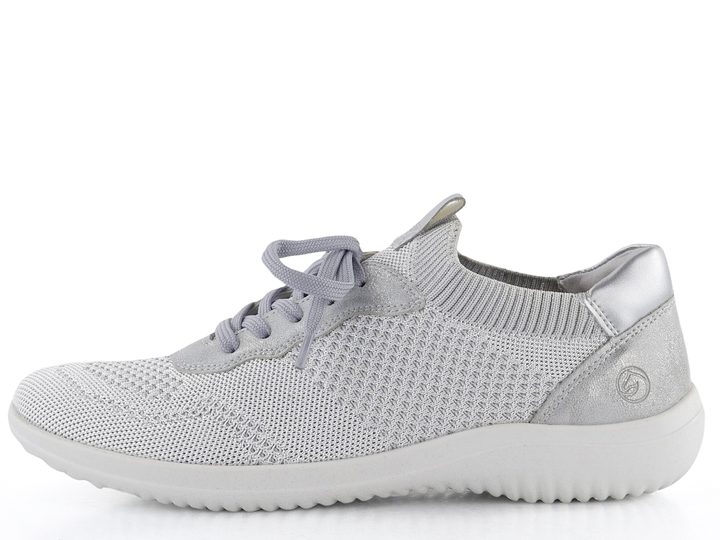 Remonte prozouvací polobotky šedo-stříbrné D1E05-40