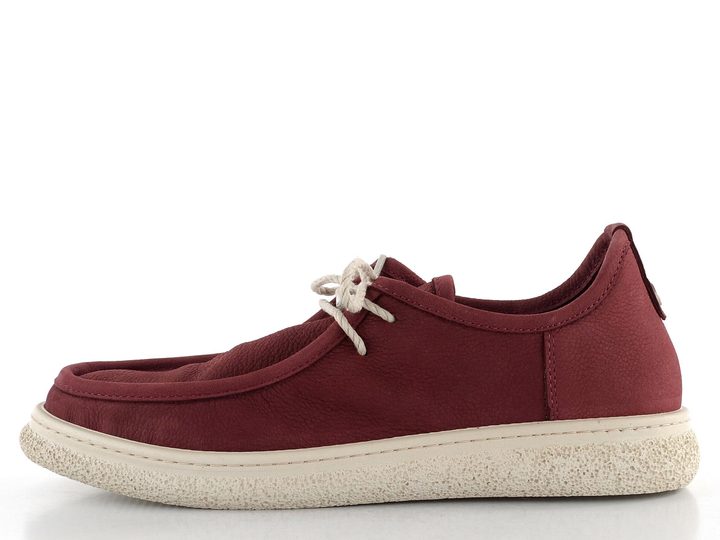 Looke šněrovací polobotky Isabeau burgundy L1161_08