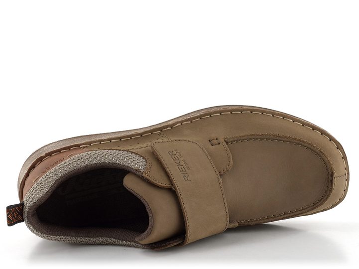 Rieker béžové polobotky s páskem na suchý zip 03058-64