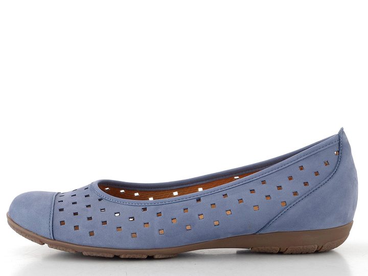 Gabor nubukové baleríny denim 84.169.10