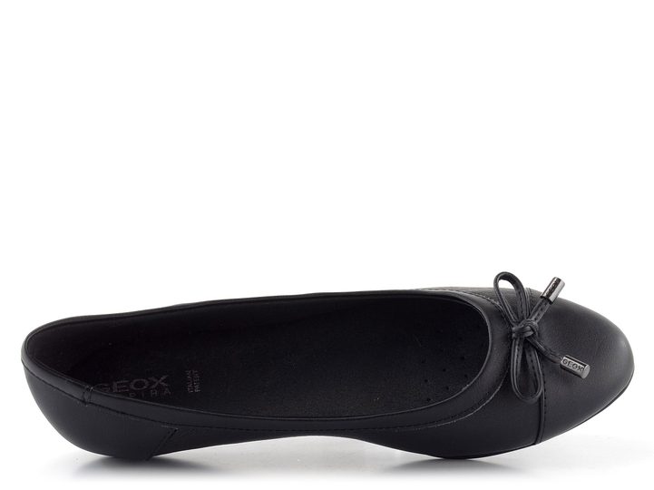 Geox balerínky s mašličkou black Charlene D16Y7C08554C9999