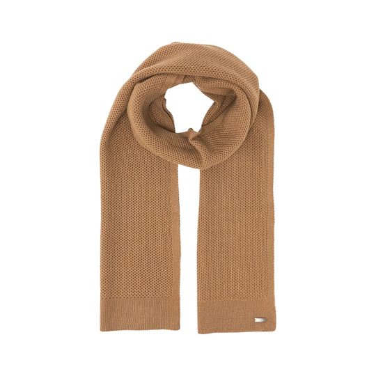 Bugatti dárková sada pletené čepice a šály v krabičce camel 630223-180
