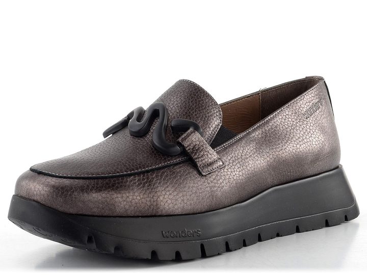 Wonders mokasíny na platforme plomo A-2494