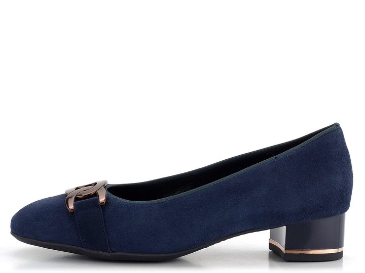 Ara širšie semišové lodičky Graz Night 12-11806-13