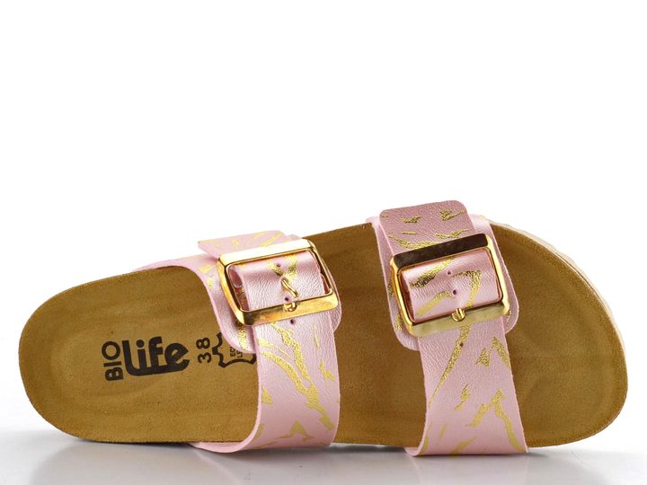 BIO Life pantofle fuzbetové růžové 2011.70 Pisa/817