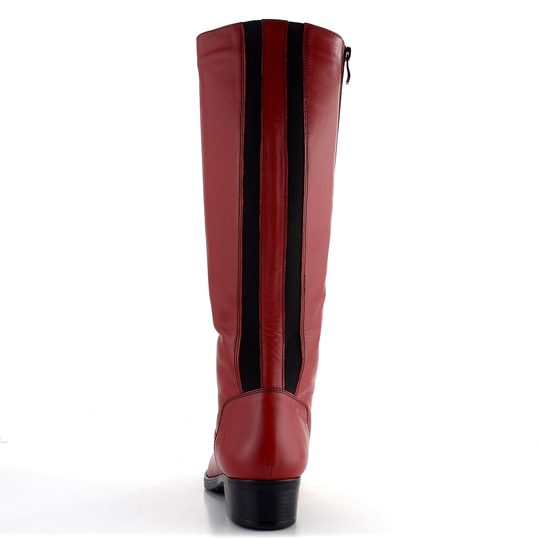 Barton variabilní kozačky šíře L kombinované červené 11819