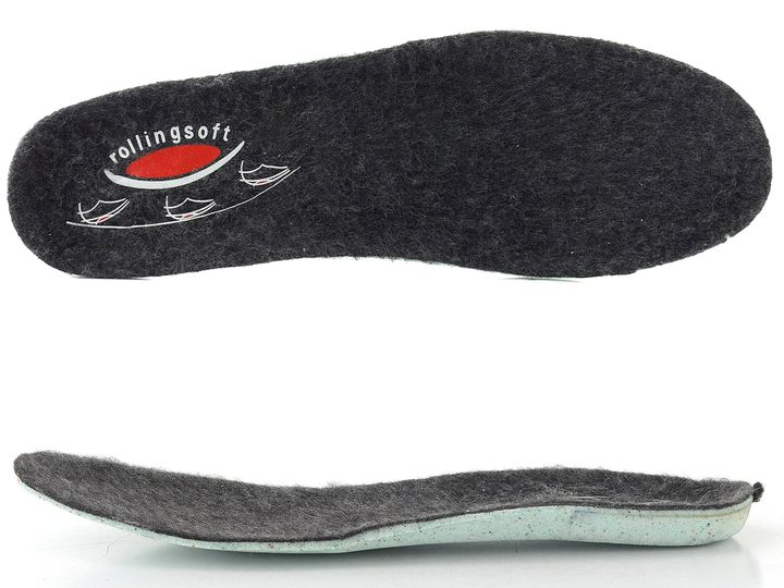 Gabor Rollingsoft šněrovací kožený kotník black 0802.02.001