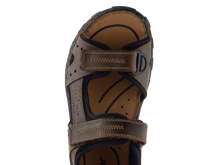 Rieker pánske sandále hnedé 26061-25