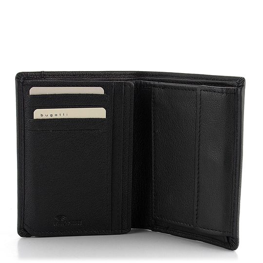 Bugatti pánská peněženka na výšku RFID Black 49133101
