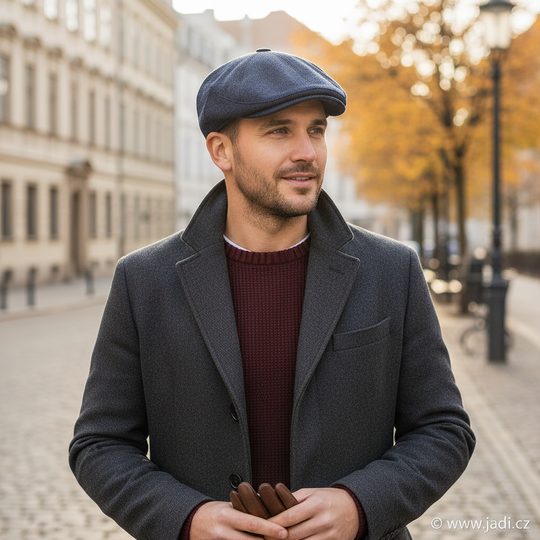 Bugatti pánská bekovka s vlnou tmavě modrá 629130-590