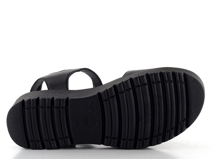 Ara sandály na platformě s klínkem Bilbao černé 12-33515-01