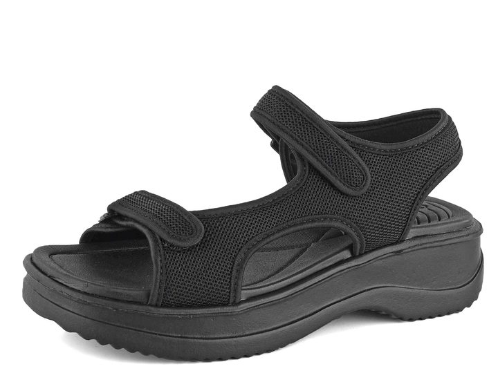 Azaleia sandály s lištou black/black 320/323