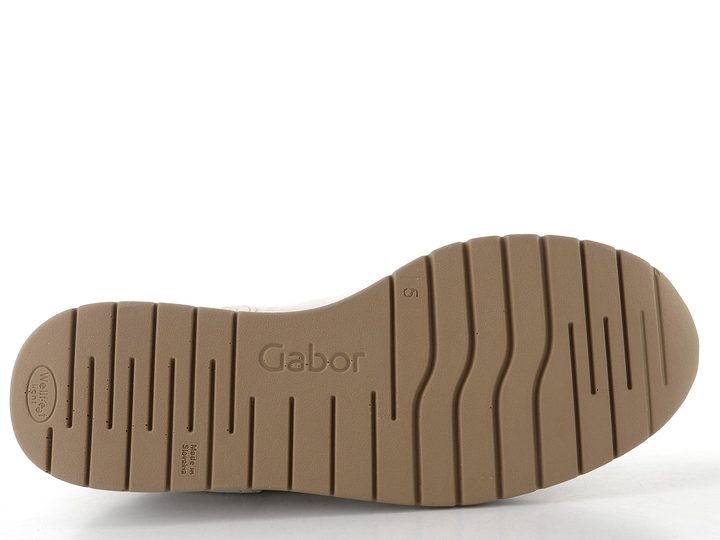 Gabor široké tenisky se zipem bianco/white/silber 86.307.60
