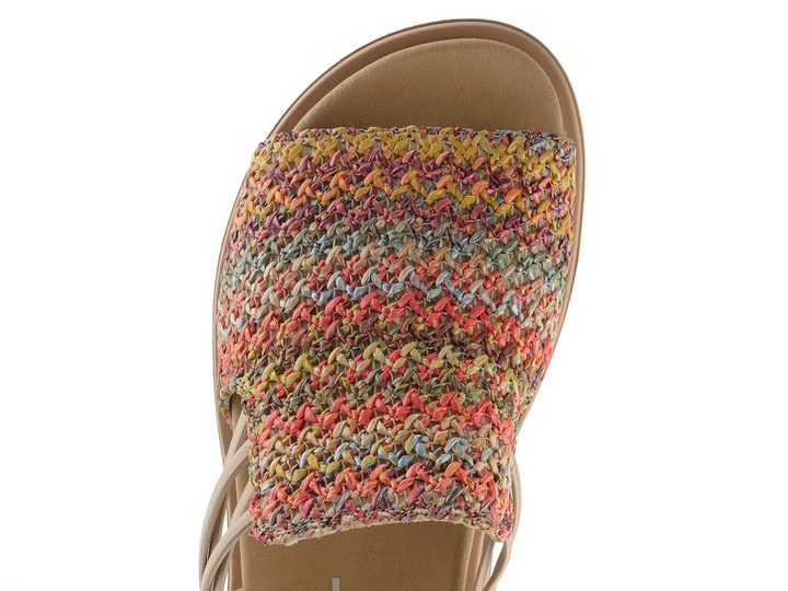 Rieker farebné sandále Multi/Ginger V1541-90