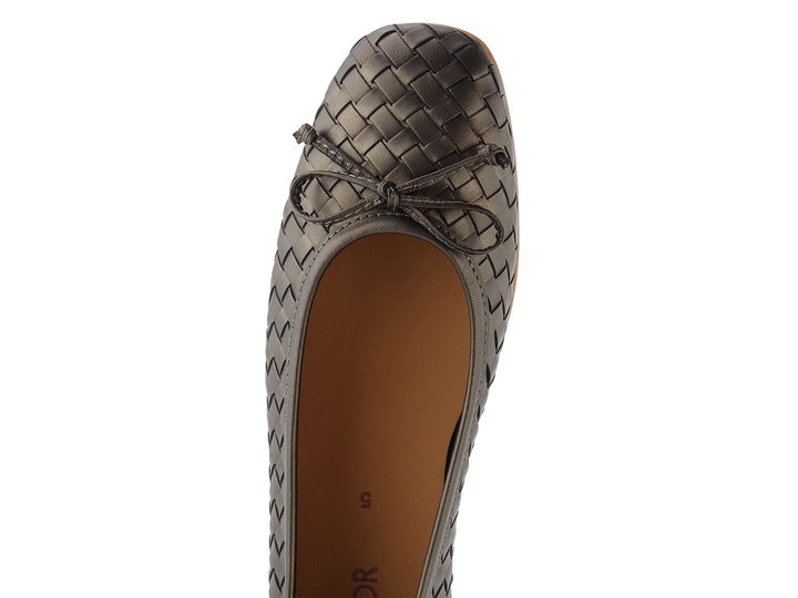 Gabor proplétané metalické baleríny smog 84.145.68