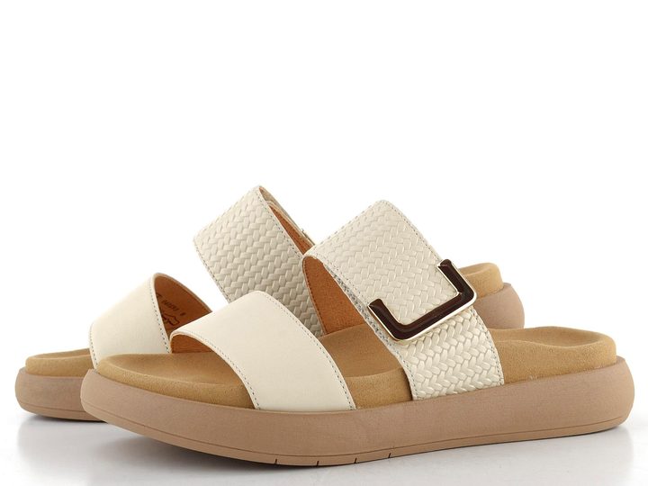 Gabor krémové šľapky na platforme 63.755.22