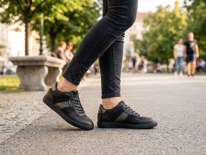 Tamaris dámske tenisky black comb 1-23662-45