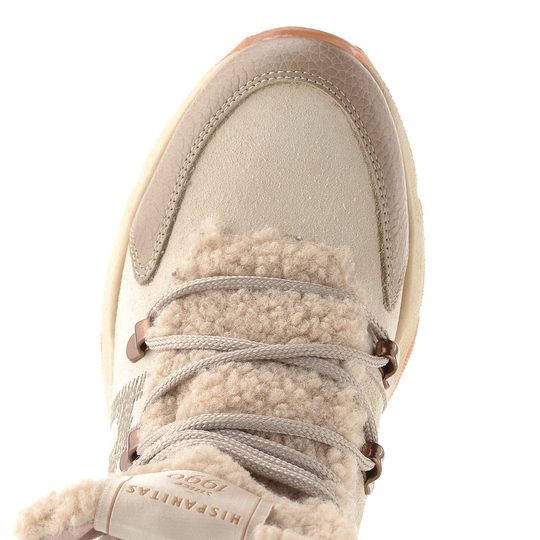 Hispanitas kožený šněrovací kotník nezateplený Nepal topo/cream HI254371