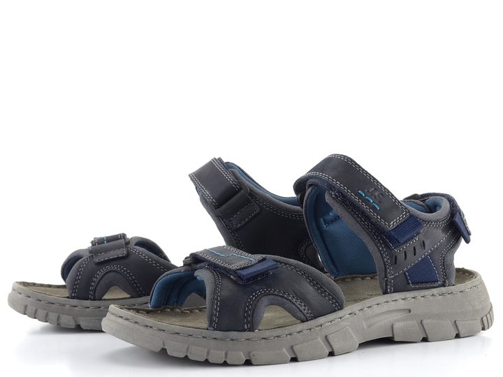 Josef Seibel sandály se suchými zipy Ocean-kombi 16803TE262